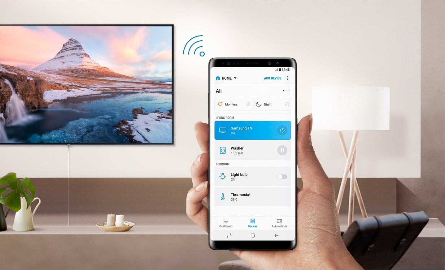 Conectar smartphone Samsung a smart TV Samsung